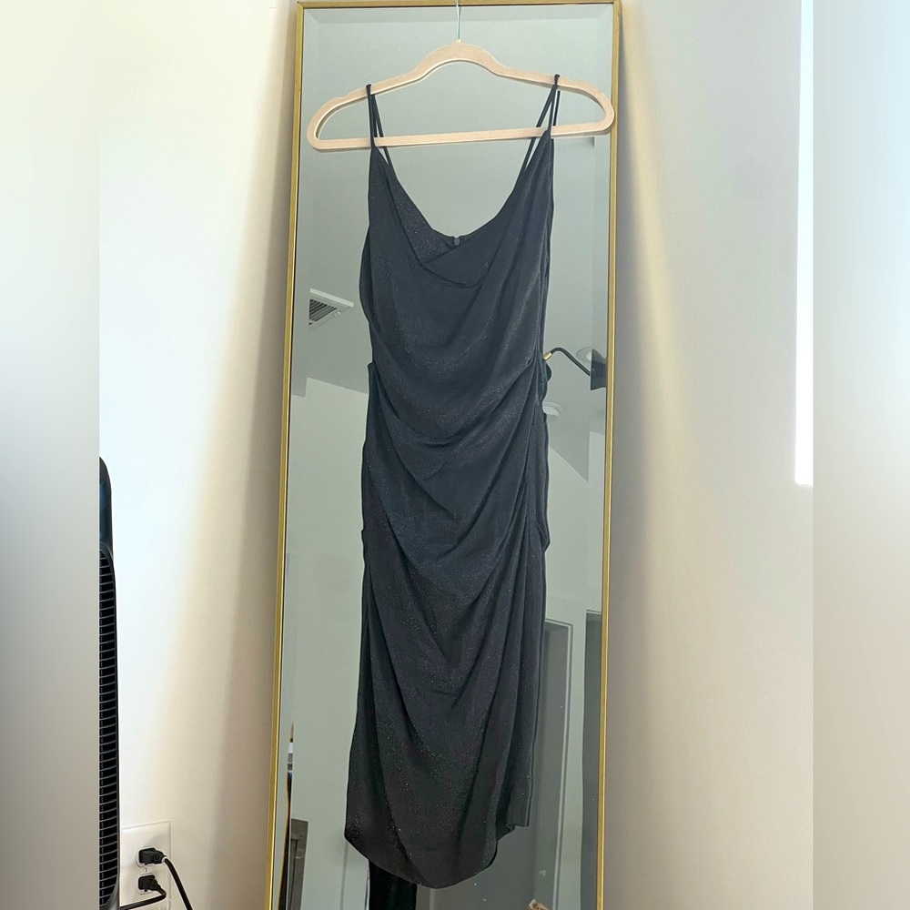 Nicole Miller slinky gray dress. Size 6. Worn once.